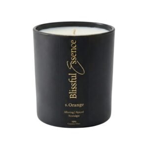 spiced orange scented candle