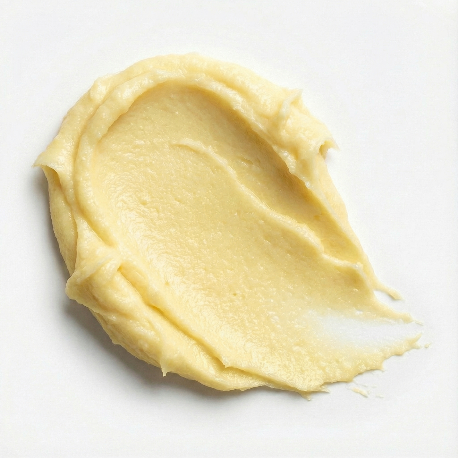gold shea butter smear